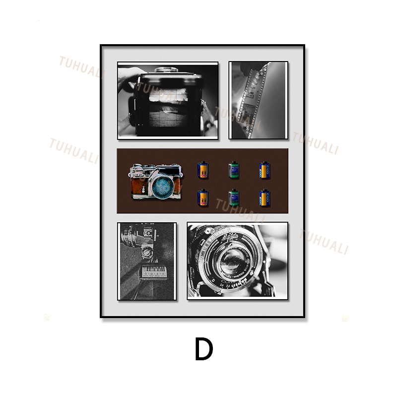 Cámara de Pintura Decorativa tiro estéreo Cámara película real pintura pasillo dormitorio pintura decorativa sala de estar colgando pintura