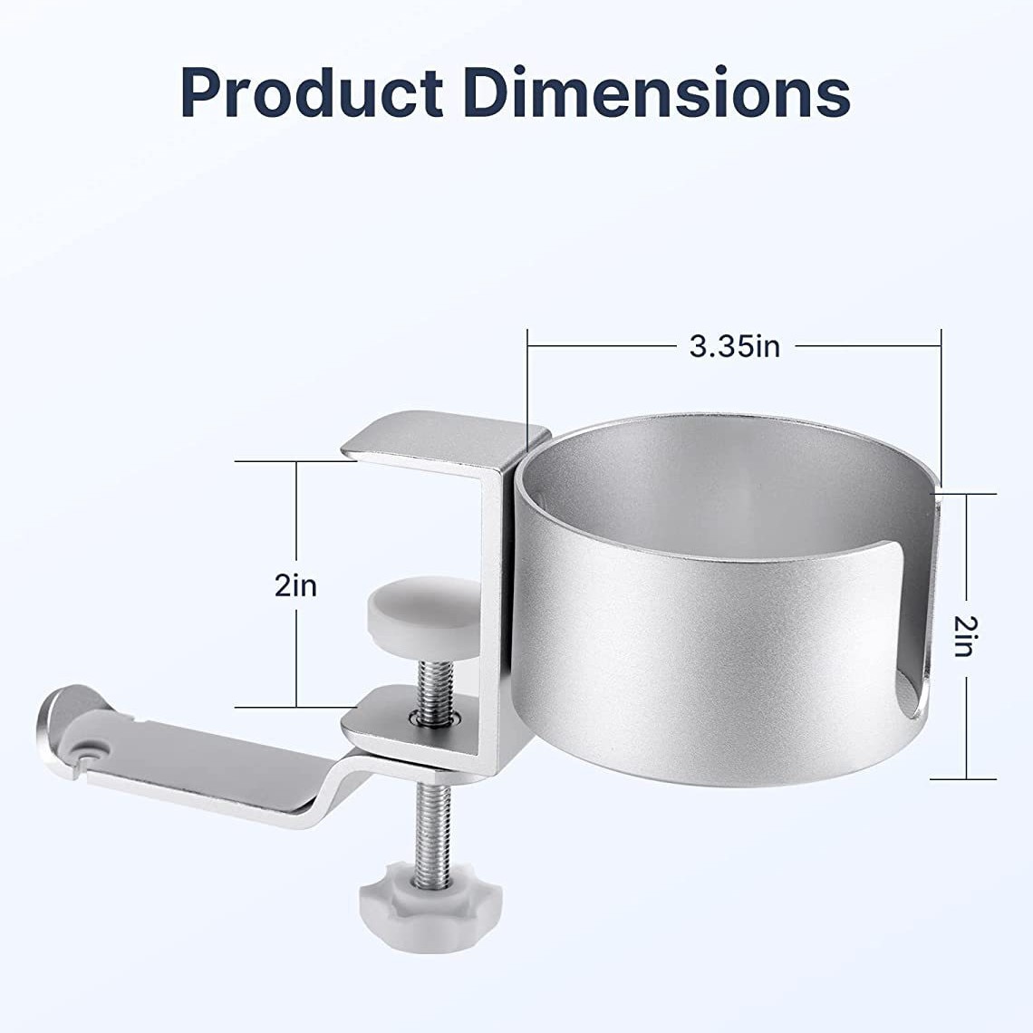 Sostenedor de la taza de agua del coche titular de la taza titular de la bebida del té del coche de aire acondicionado de salida de aire Cenicero Titular multi-función