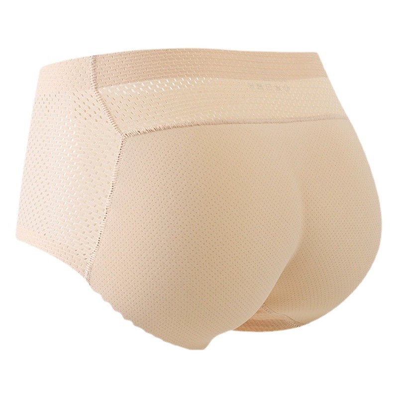 Сексуальные трусики с эффектом подтяжки ягодиц и утолщенными накладками для имитации ягодиц, бесшовные женские летние брюки для коррекции фигуры, брюки для придания формы ягодицам в форме персика.