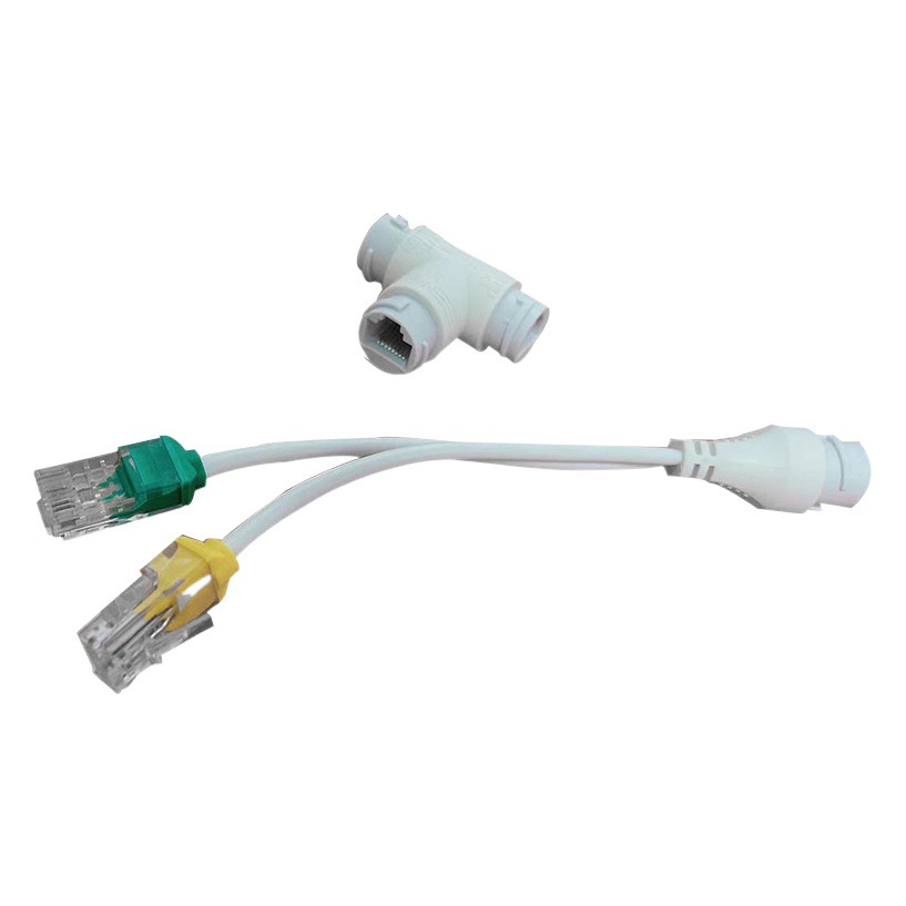 Poe divisor estándar nacional POE interruptor de red Cable de línea dividida conversión una línea con dos cámaras