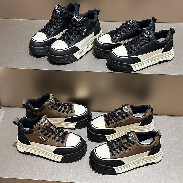 Echtes leder high top für frauen in 2023, neue höhe zunehmende fuß enthüllt kleine und vielseitig dicke sohlen frauen_voghion.com