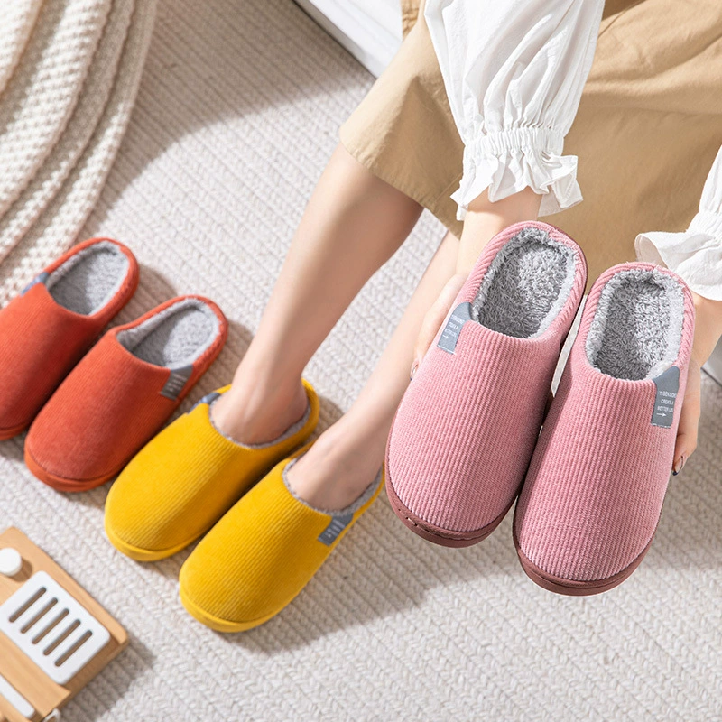 Demi-season non-slip keep warm winter slippers for beloved, wholesale