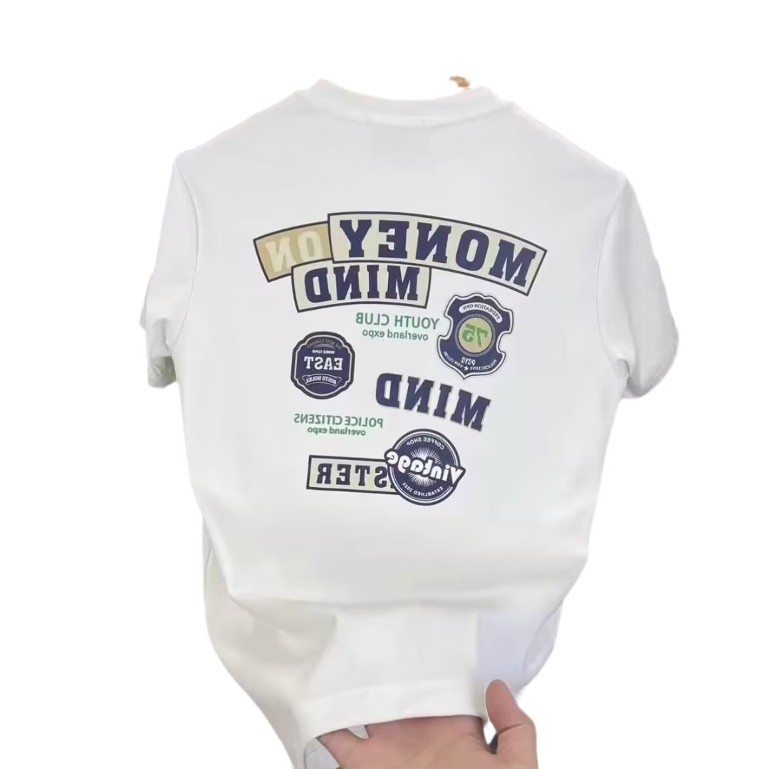 Trendy American Kurzarm-T-Shirt Männer Frauen, eine Nische neue Frühling und Sommer Top für Paare_voghion.com