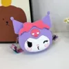 Scarf, purple shoulder bag