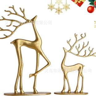 �羳����Setof 2BlackReindeerStatues�Ͻ��}�Q2���׺�ɫ�Z¹����