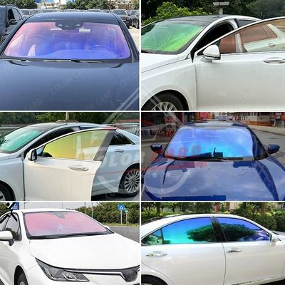 Automotive Film: Blue Green Gold Glass Explosion-proof Thermal