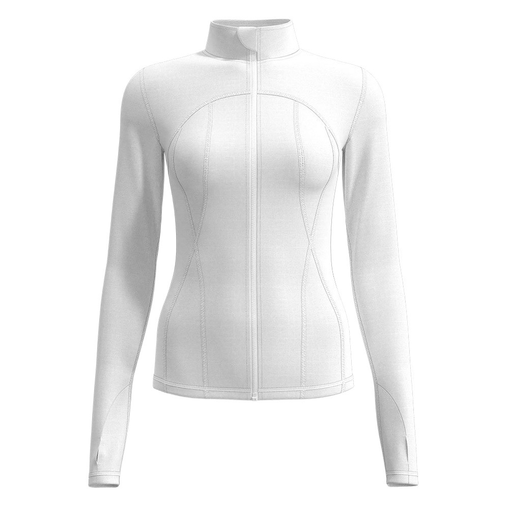 Juyitang ropa de yoga desnuda ropa exterior delgada tops deportivos ajustados entrenamiento correr ropa deportiva chaqueta para mujer