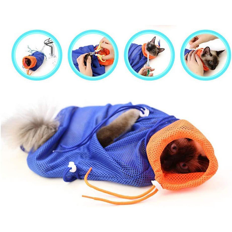 Directly from the Manufacturer: Custom Cat Washing Bags, Cat Bathing Supplies, Nail Clipping, Injection Protection, Anti-Scratch and Anti-Bite Pet Cat Scratch Bags