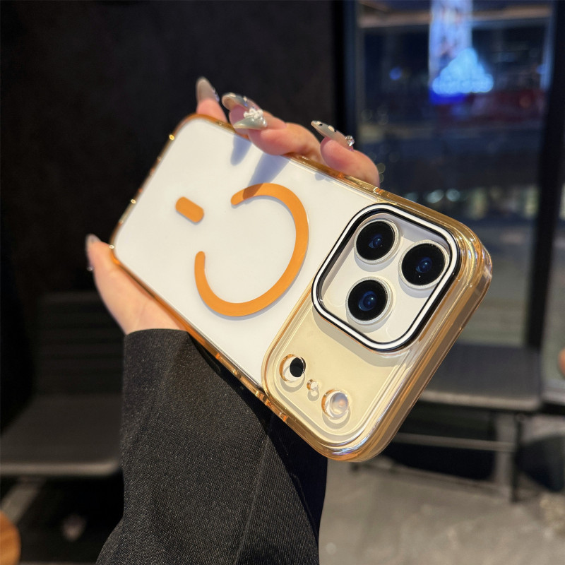 适用iPhone17promax磁吸手机壳一体触控键苹果16防摔亚克力保护套|undefined