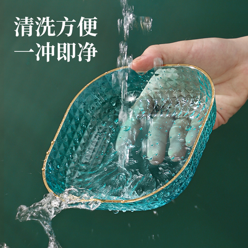 Light luxury bone spitting dish, household dining table, garbage bone dish, high-end fruit dish, candy nut dish, desktop fruit shell dish