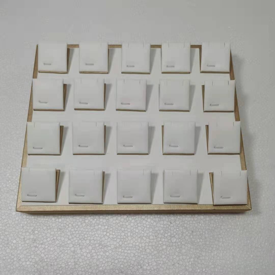 金加白吊坠展示盘 耳钉耳环戒指盘 首饰展示架吊坠展示托盘