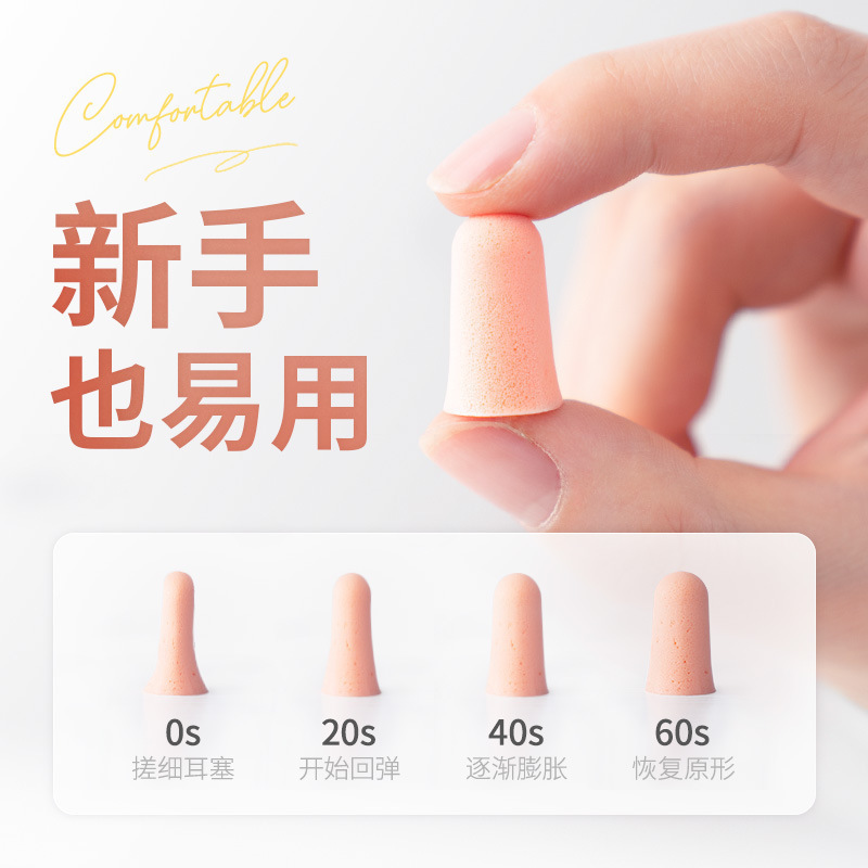 Soundproof German Anti-Snoring Earplugs for Sleeping, Noise-Canceling Dormitory Earmuffs