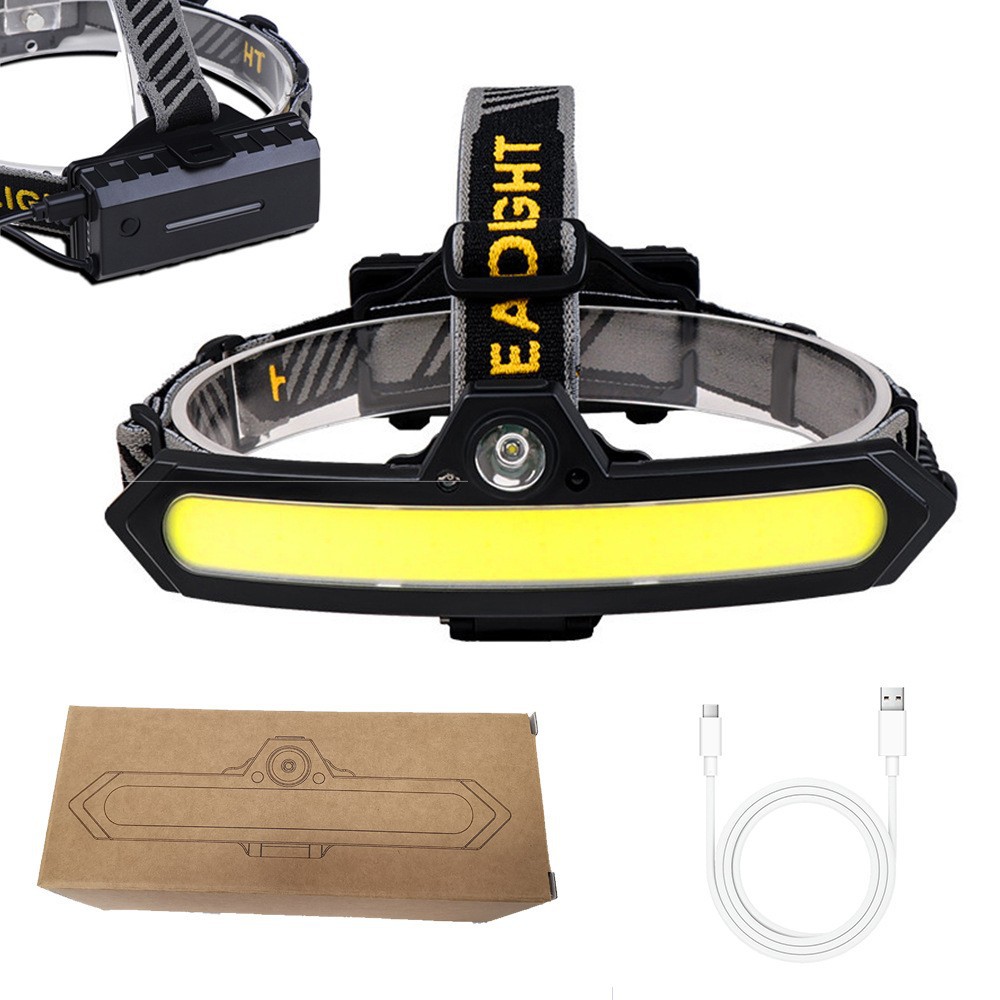 Transfronteriza nuevo COB Faro de carga USB faro reflector grande al aire libre multifuncional impermeable Faro de inducción