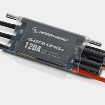 好盈电调Seaking海王2-6S防水电子调速器120A带BEC竞速船模专用