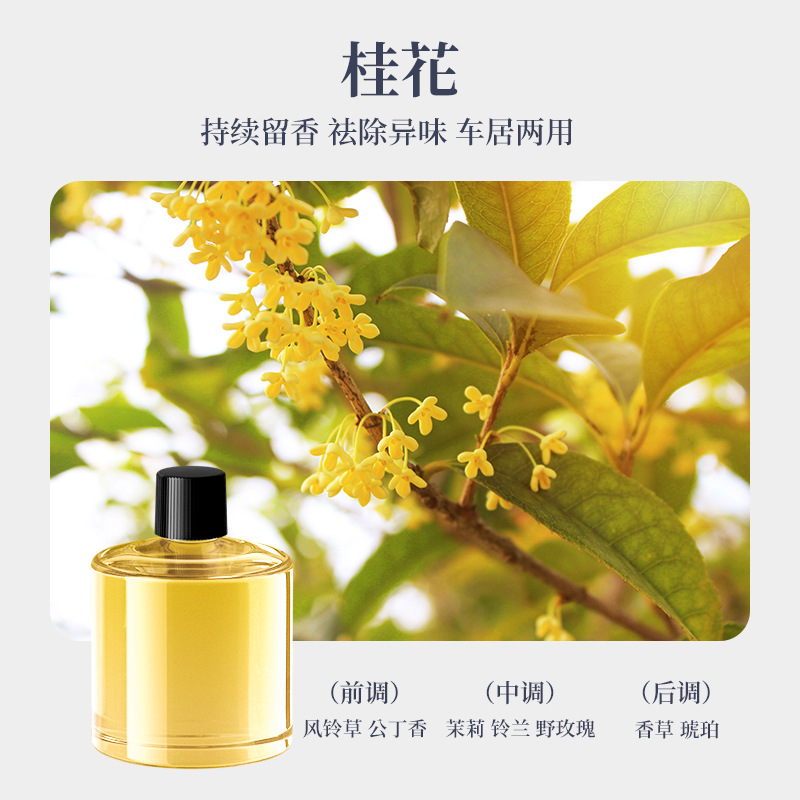 Perfume de automóvil aromático de automóvil fragancia ligera duradera para eliminar el olor del automóvil rociador automático de fragancia 2025 nuevo humidificador de automóvil image 14