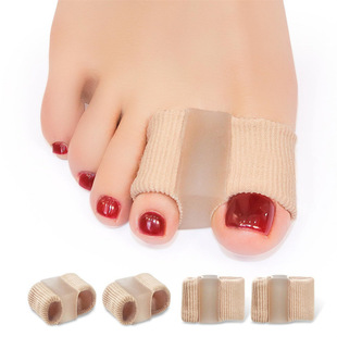 Cross-Border Toe Separator Corrector Double-Hole Toe Sleeve Orthosis Thumb Valgus Big Toe Bone Overlap Separator