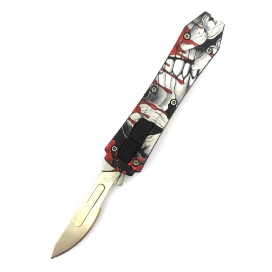 otf直出伸缩可替换刀片10把迷你户外露营野营便携可拆卸多用小刀