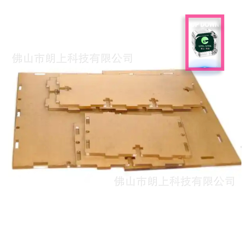 高透明度加工亚克力外壳定 制散件套件电子制作立体彩色圣诞树