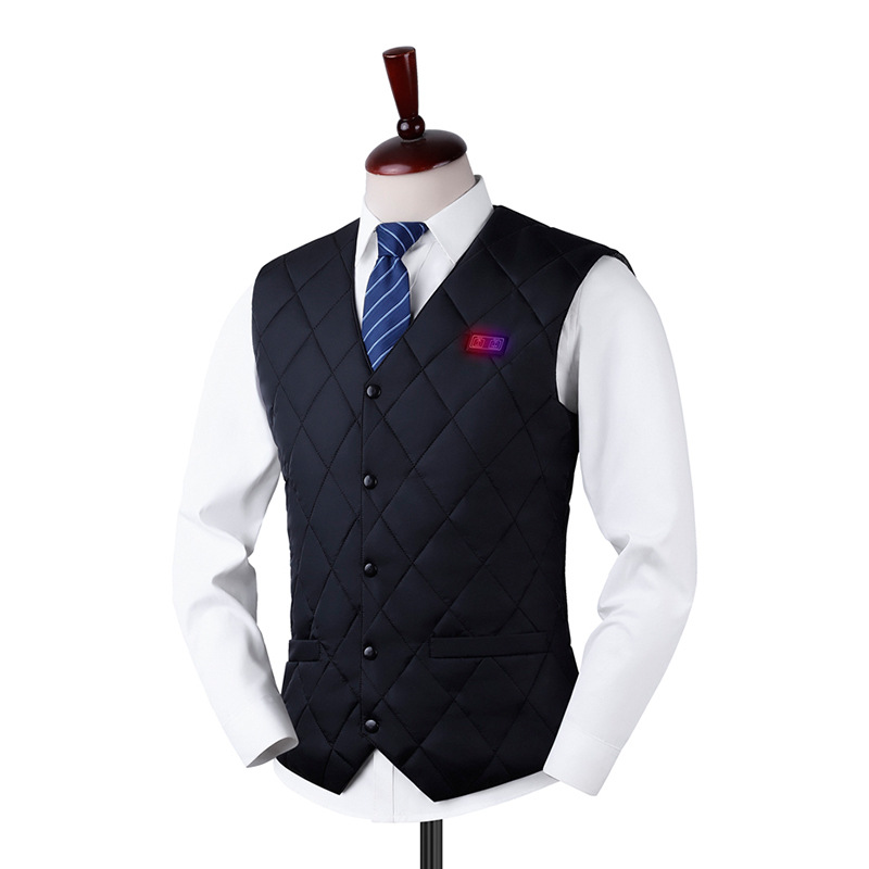 Distrito 16 Chaleco de calefacción inteligente invierno cálido Chaleco de calefacción eléctrica USB temperatura constante hombres y mujeres chaleco transfronterizo exclusivo