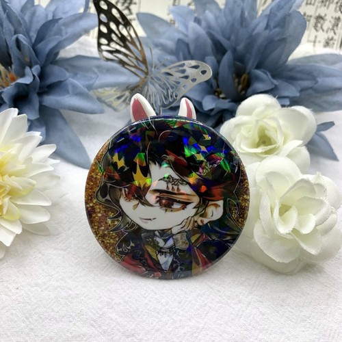 Peripheral silver-edged colored paper new comic badge fan gift Danmei Yuandan peripheral