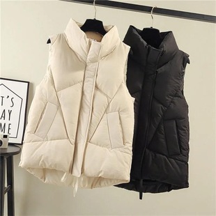Women's Cotton Vest 2023 Autumn and Winter Fashion Trendy Large Size Stylish Versatile Vest Jacket Short Style