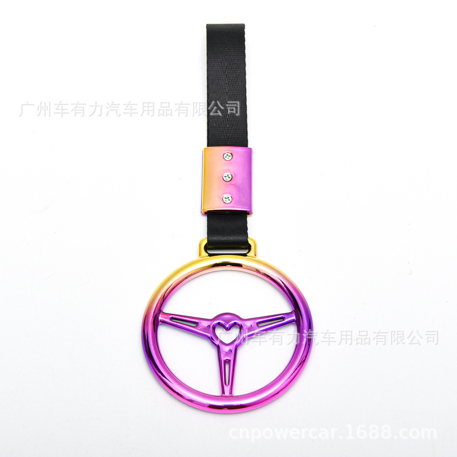 Anillo de Tirón Colorido JDM para Auto, Anillo de Advertencia con Corazón JDM Colorido, Anillo de Tirón con Diseño de Hello Kitty/Corazón image 12