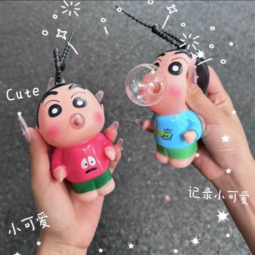 Crayon Shin-chan Bubble щепотка, разборка, игрушка, подвеска, маленькая новая медленная отскок, вентиляция пара подарка брелок