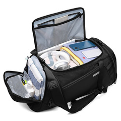Fitness bag large capacity dry-wet separation backpack dual-shoulder training bag crossbody travel bag hand-held sports bag business trip travel bag