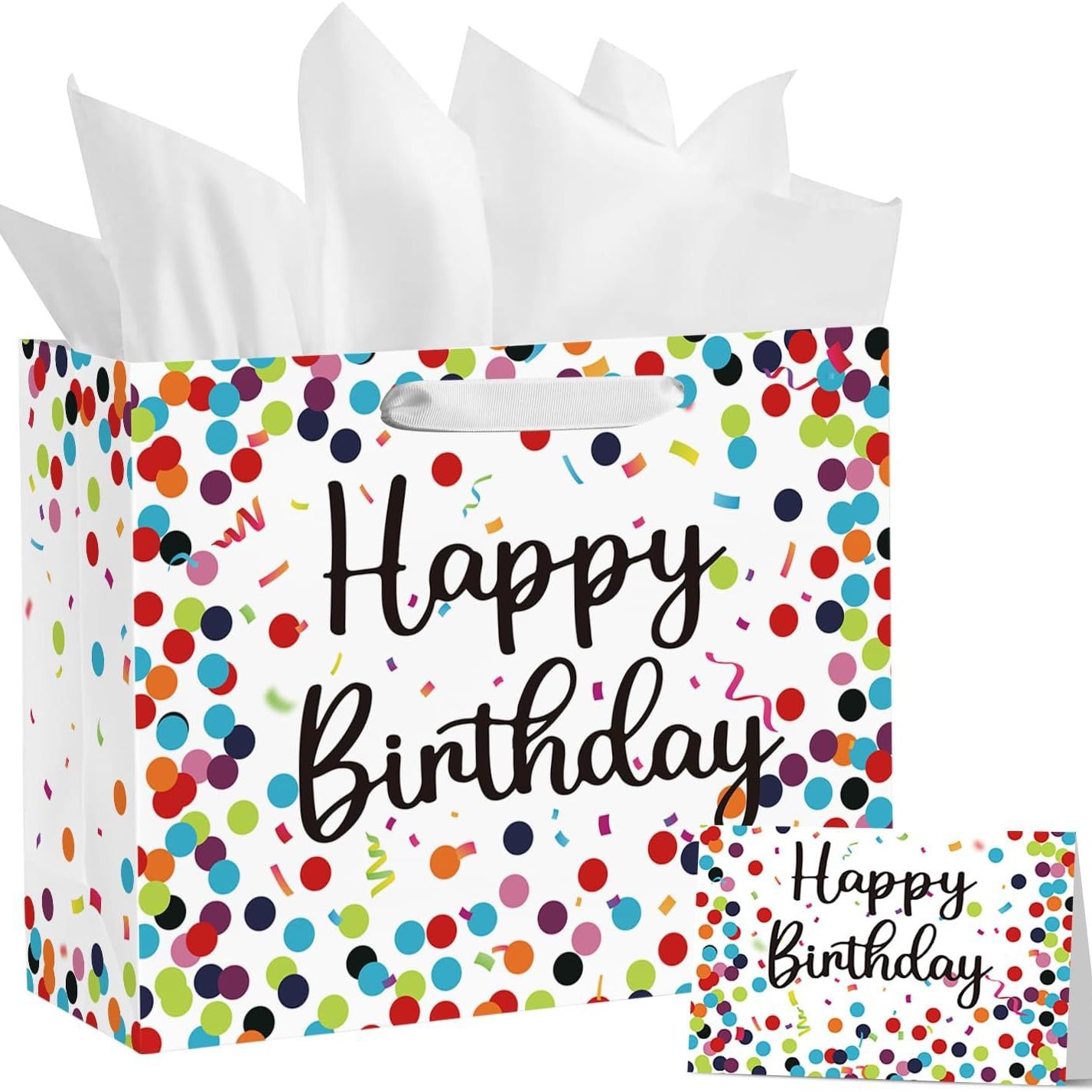 생일 03; 흰색 카드 용지; 33cm(길이) x 12cm(폭) x 26cm(높이)