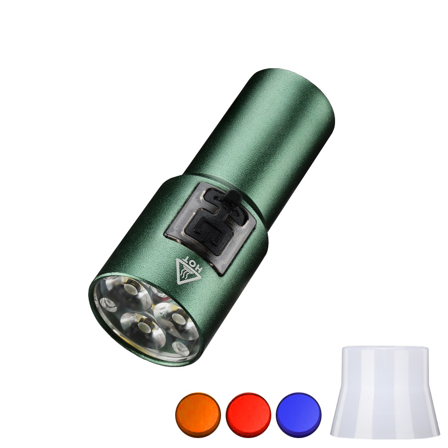 Lintera de luz de alta intensidad al aire libre compacta y portátil de larga duración zoom atenuación superbrillante iluminación de linterna led