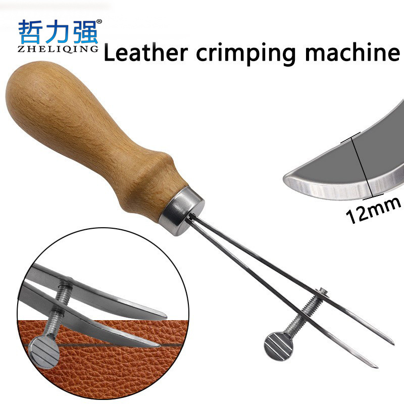 DIY手艺皮具植鞣皮革边线器 等距划线皮革工具 间距轮皮革压边器