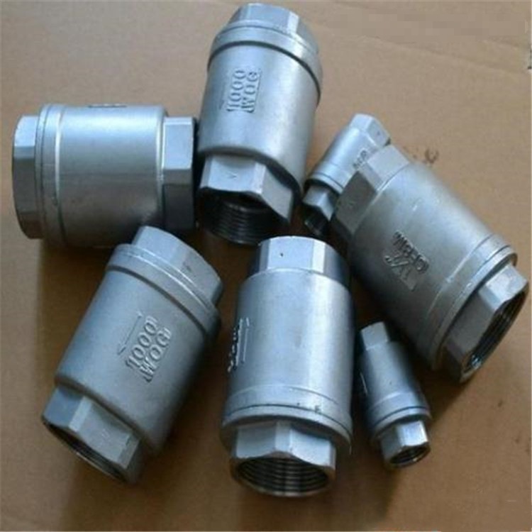 H12W-16P不锈钢立式止回阀CF8M消声单向阀CF3M 304静音逆止阀316L