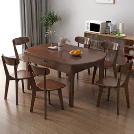 餐桌;实木床;餐椅