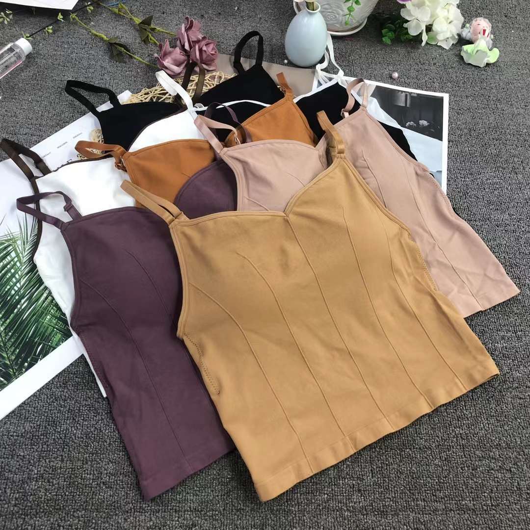 Nueva Seamless alta elástico Sling belleza de las mujeres chaleco inalámbrico yoga sujetador ropa interior deportiva al por mayor