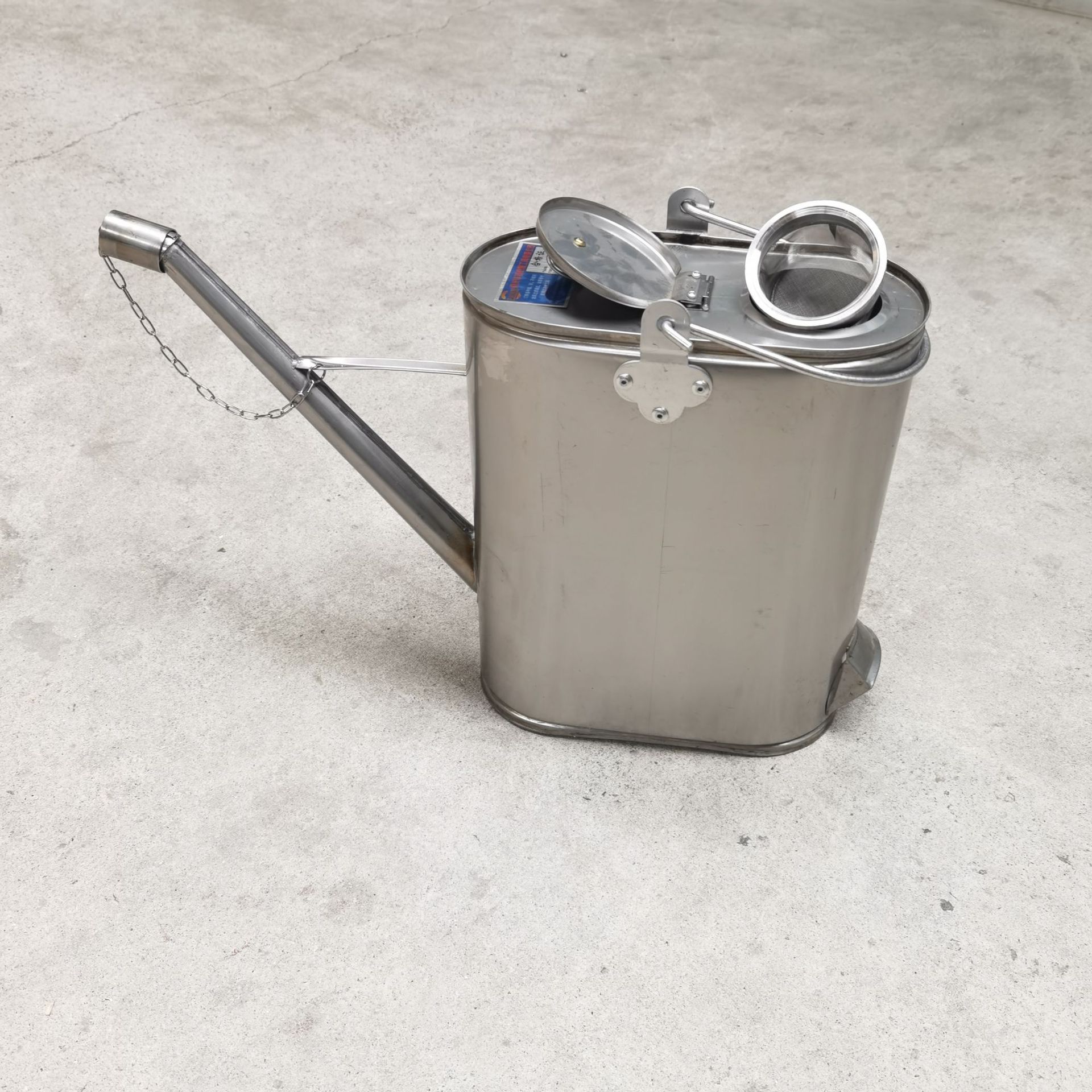 304不锈钢加油壶带80/100目过滤网加油桶 带滤网防磁防腐耐用油桶