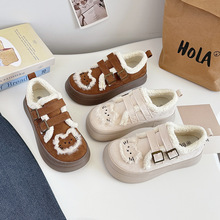 美式美拉德猫咪休闲德训鞋女2025春季新款百搭休闲运动鞋BE-6911