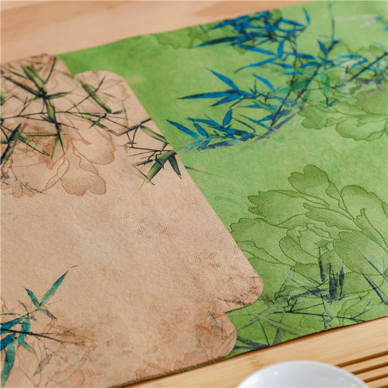 Водонепроницаемый чайный коврик Китайский двухсторонний чайный коврик