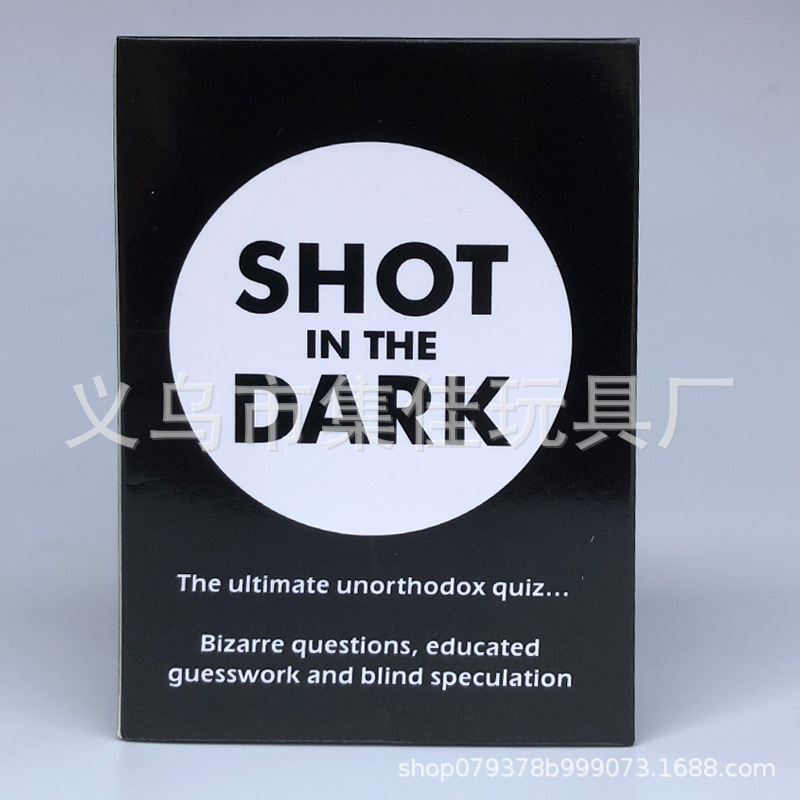 英文版外贸热Shot in the Dark夜晚战斗纸牌情侣问答游戏卡片