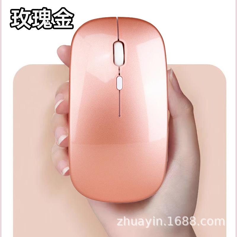 Fuente directa para ratón inalámbrico silencioso dual-modo Bluetooth + 2.4G para tabletas portátiles Xiaomi Apple Huawei