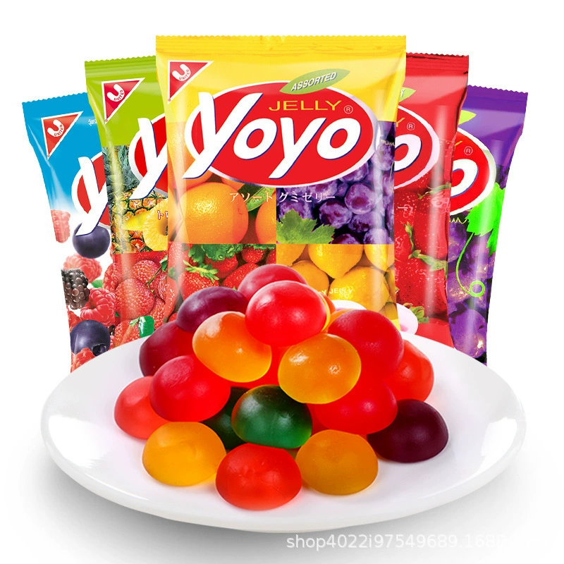 Import yoyo, strawberry, complex eraser, Thailand, chewy candies