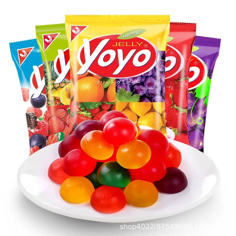 Import yoyo, strawberry, complex eraser, Thailand, chewy candies