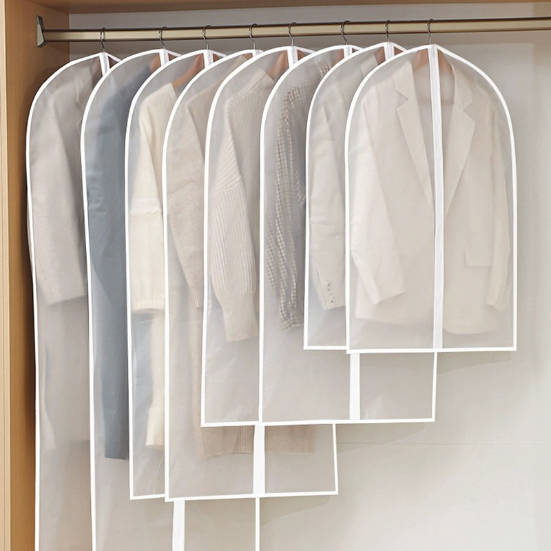Clothes Dust Cover Batch Hanging Coat Dust Bag Household Transparent Clothing Hanging Bag Dustproof Suit Cover Clothes Dust Cover Batch Hanging Coat Dust Bag Household Transparent Clothing Hanging Bag Dustproof Suit Cover
