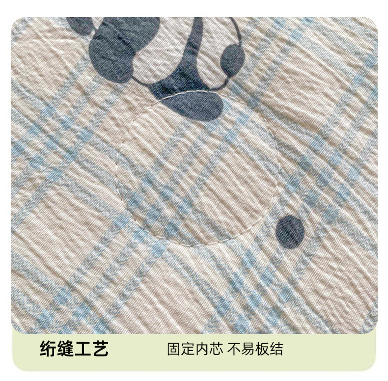 Class A Mother and Baby Grade Double-Layer Gauze Summer Quilt Cotton Quilt Summer Cool Quilt Thin Quilt Air Conditioning Quilt Machine Washable Gift Quilt A