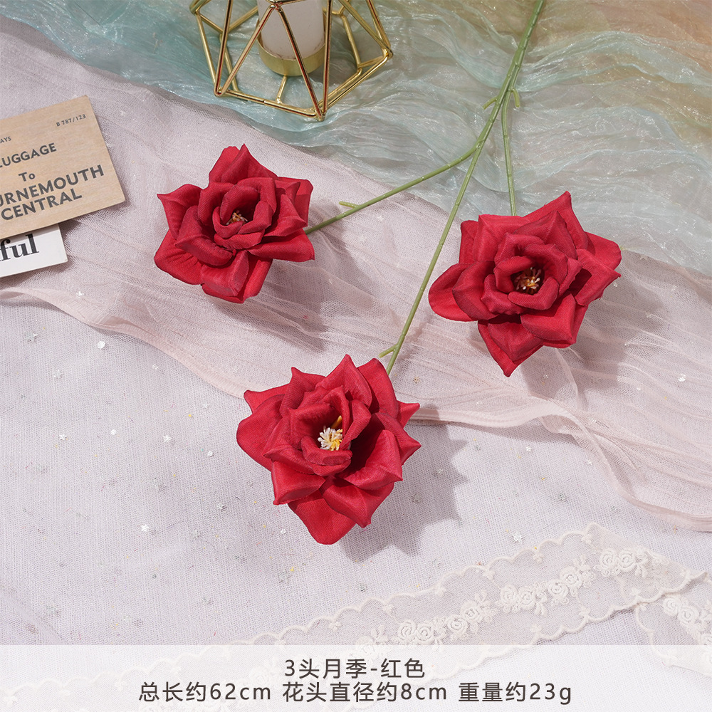 Zyj2-3 head rose - red