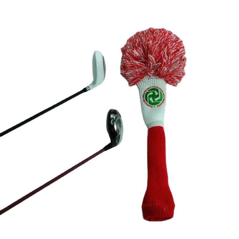 Juego de golf cubierta protectora Jacquard de lana de punto conjunto de golf conjuntos de diseño de pruebas al por mayor