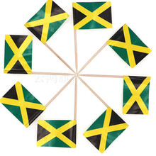 牙买加牙签旗水果蛋糕汉堡插签各国国旗牙签旗跨境亚马逊货源现货