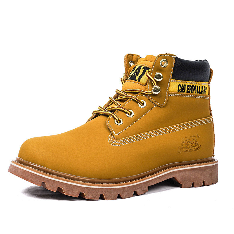 Botas Martin de caída grande en otoño y invierno al aire libre para hombres y mujeres zapatos de viaje botas de trabajo de cuero mate mate mate