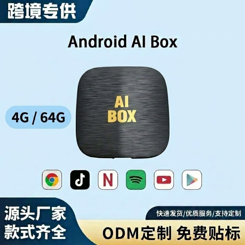 4g European and American Version Ai Box Wireless Carplay Box Android Box Netflix Youtube 64g 12