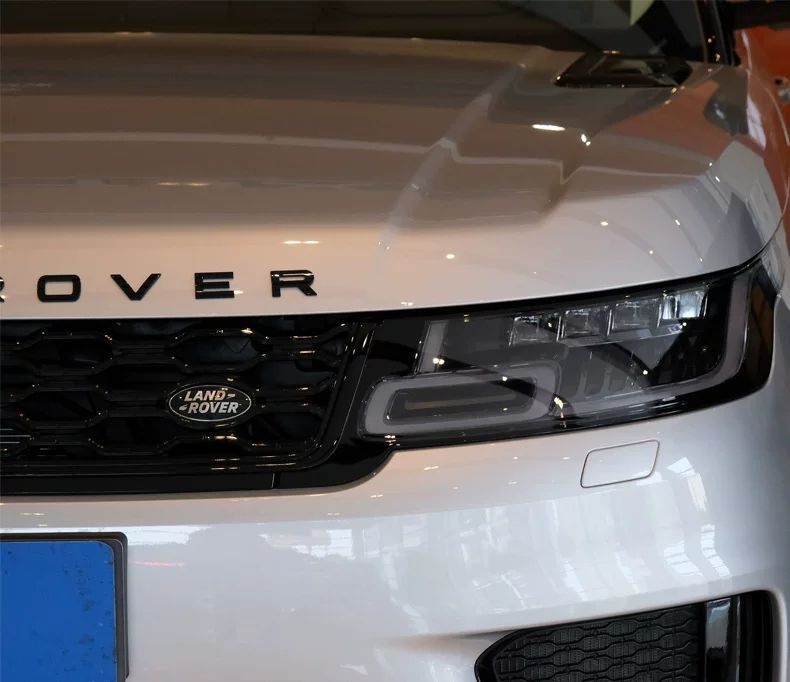 Land Rover car emblem lettering, Aurora, Range Rover, Executive, Sport, Discovery 45, Freelander, Range Rover emblem stickers, front and rear lettering stickers