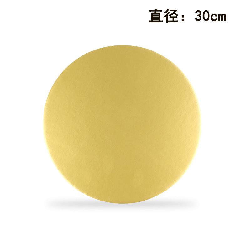 Pooh de 6 pulgadas de 8 pulgadas de 10 pulgadas de oro espesado pastel Mat oro tarjeta soporte inferior mousse Mat pastel de cumpleaños soporte inferior para hornear mat